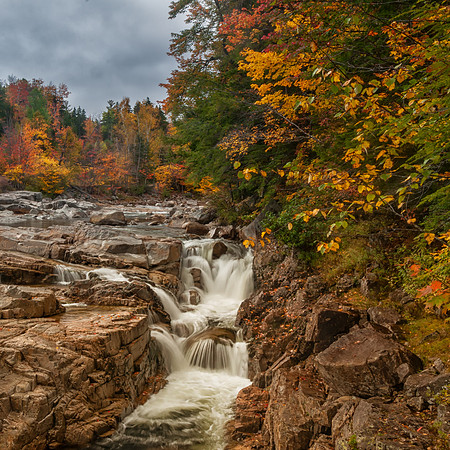 Rocky Gorge, Upper Falls, Kancamangus Highway, White Mountains, NH