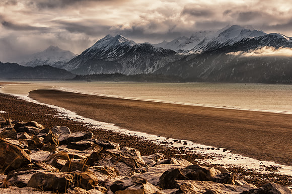 Low Tide, Kachemak Bay, Homer Spit, Alaska