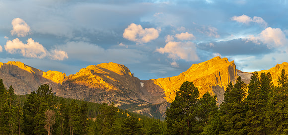 Hallett Peak Panorama. RMNP, Colorado.  Fall 2022.