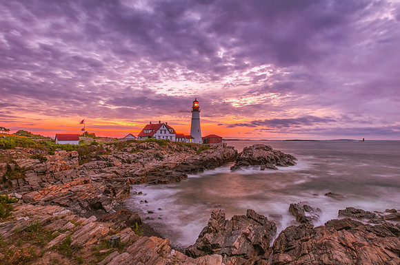 Happy Anniversary Sunrise Portland Head, Cape Elizabeth, Maine