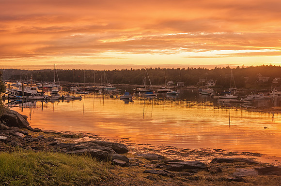 Sunset, South Bristol, Maine