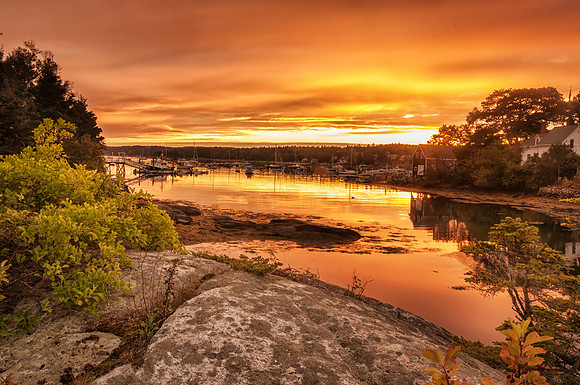 Sunset, South Bristol, Maine