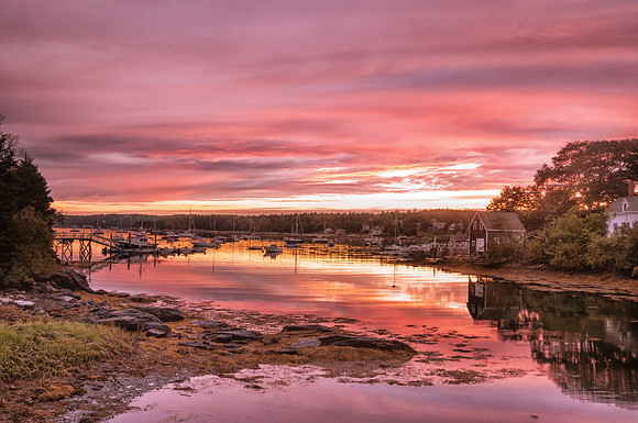 Sunset, South Bristol, Maine