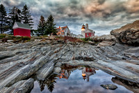 Reflections, Pemaquid Point Lighthouse,Maine