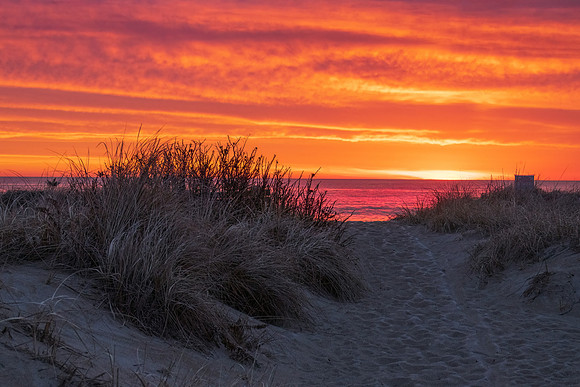 Sunrise. Seabrook, NH.  February 2023.