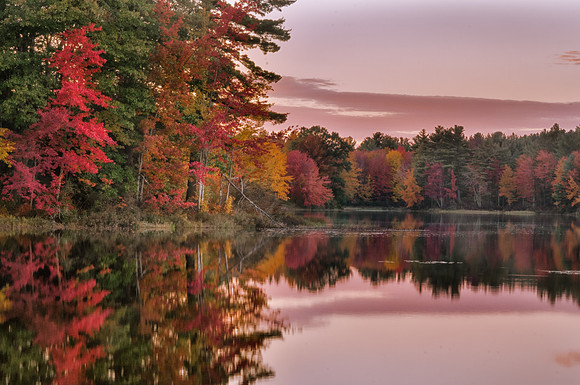 Pink Sky at Zepher Lake