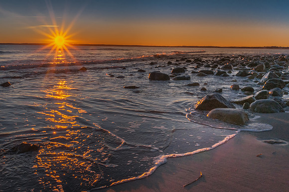Sunrise at Parker River Wildlife Preserve, Plum Island, MA,