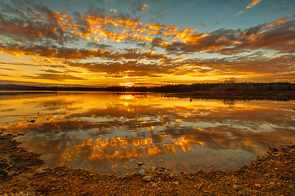 Sunset, Lake Massabesic, NH