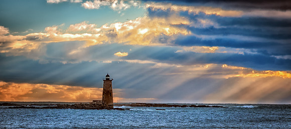 Whaleback Lighthouse, Seacoast, NH