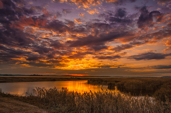 Sunset, Hellcat, Parker River Wildlife Preserve, MA