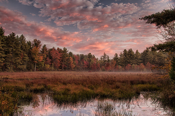 Pink Awakening, Route 31 Sunrise, Near Wilton