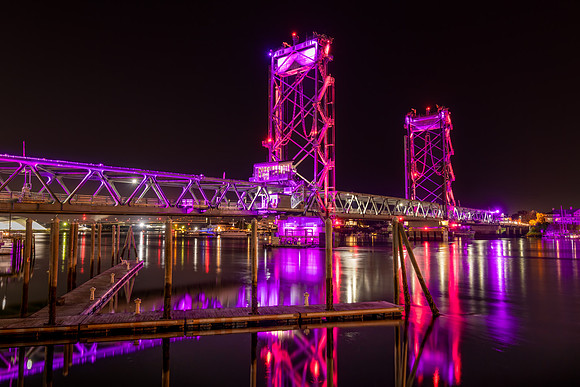 Memorial Bridge to Kittery, Maine.  Portsmouth, New Hampshire.