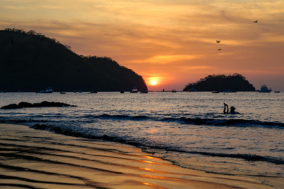 Sunset,  Playa Del Coco, Costa Rica.  Spring 2021.