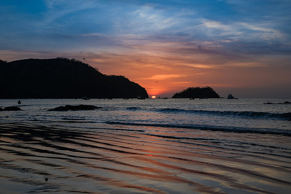 Sunset,  Playa Del Coco, Costa Rica.  Spring 2021.