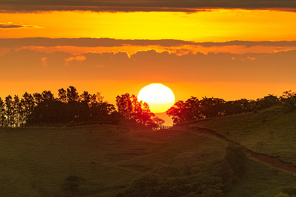 End of the Road at Sunset.  Monteverde, Costa Rica.  Spring, 2021.