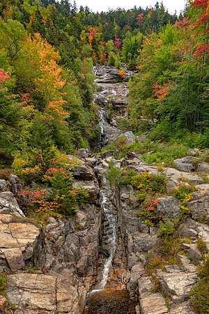 Silver Falls, Crawford Notch, White Mountains, NH Fall 2017