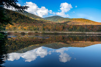 Saco Lake Reflections, Crawford Notch, White Mountains, NH.
