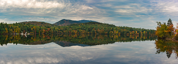 Panarama of Mt. Monadnock and Dublin Lake, Fall 2017
