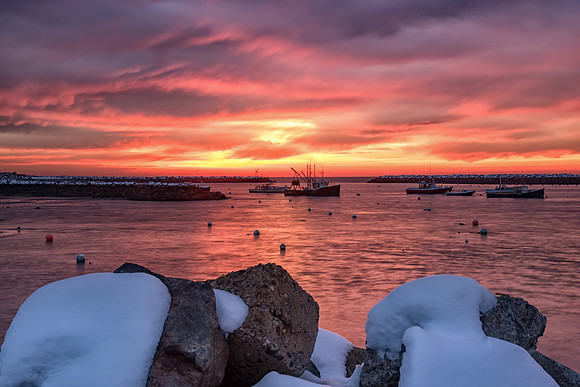 Sunrise, Rye Harbor, NH 2018