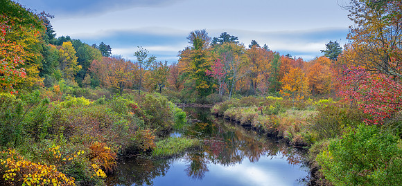 Souhegan River in Fall, Amherst, NH