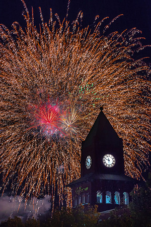 Happy 4th of July  NH. Jefferson Clock Tower, Manchester NH July 3, 2018