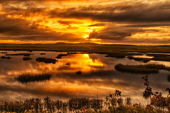 Sunset Over Plum Island, MA