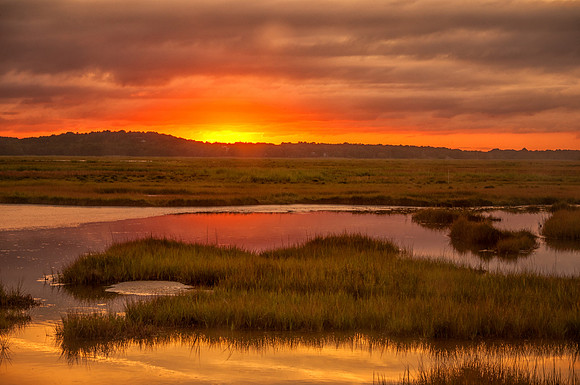 Sunset Over Plum Island, MA