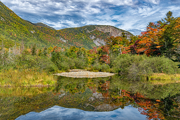 Early Fall. Wiley Pond, Crawford, NH 2019