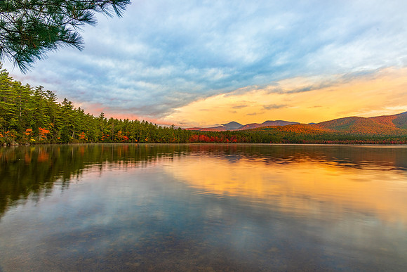 Wide Skies and Chorocua Lake, Fall, 2019