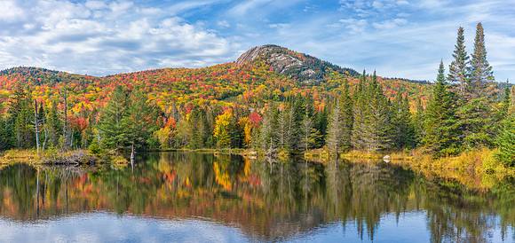 Wildlife Lake Panorama, White Mountains, Fall 2019