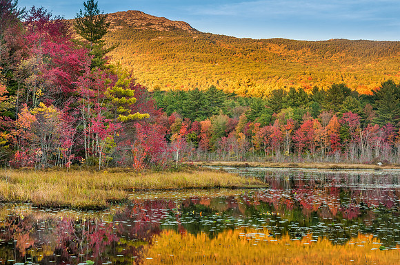 Fall at Mt. Monadnock and Perkins Pond, Jaffrey, NH