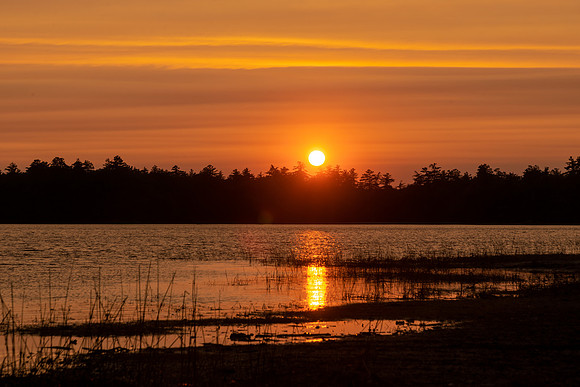 Sunset, Lake Massabesic, Auburn, NH, Summer 2020