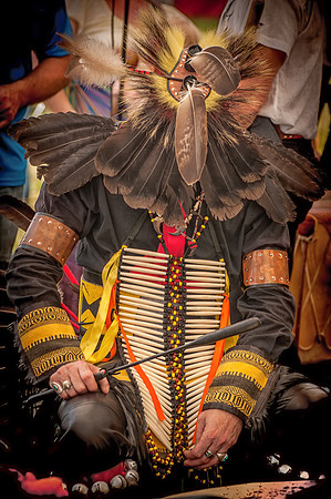 Lone Drummer, Medicine Bear Intertribal, Rochester, NH