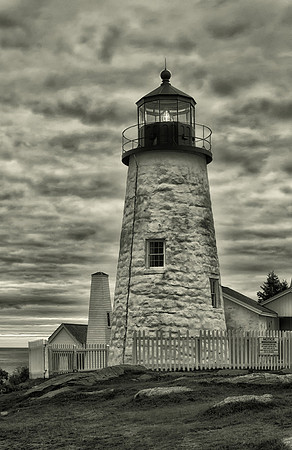 Pemaquid Point Lighthouse (Sepia), Maine