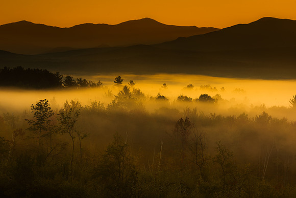 Valley Fog, Presidential Range, Federal Hill, NH 2016