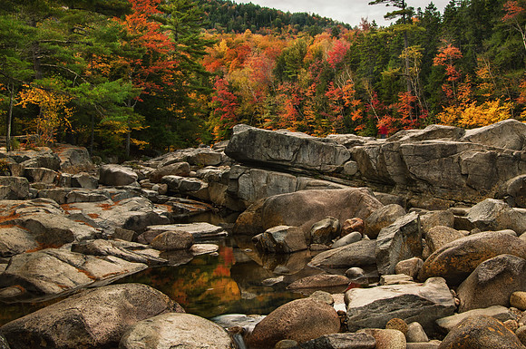 Lower Falls, Kancamangus Highway, White Mountains, NH