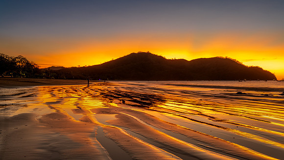 Sunset, Playa del Coco, Costa Rica.  March 2022.
