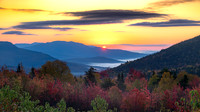 Sunrise from CL Graham Wangan Overlook, White Mountains, NH.